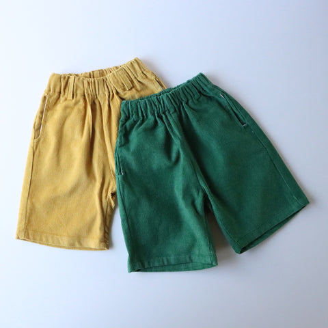 Corduroy Short Pants / コーデュロイショートパンツ