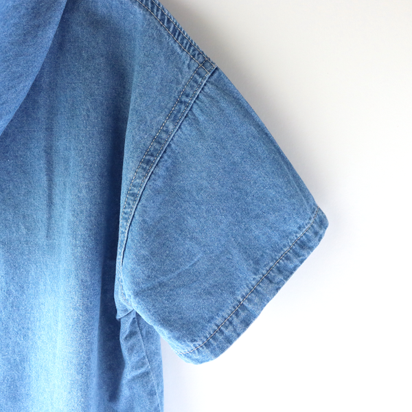 Denim Hoodie Shirts / デニムフーディーシャツ