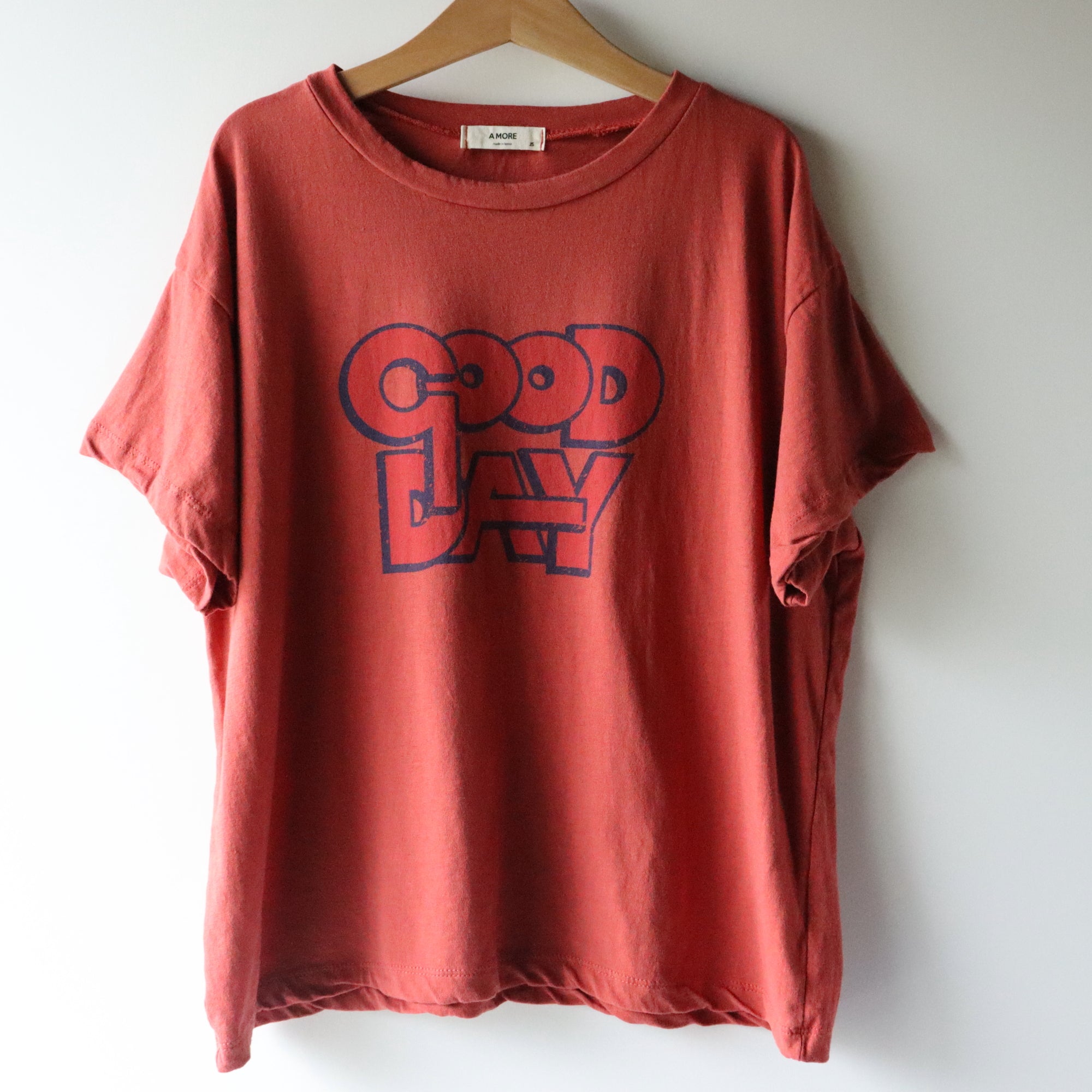 A MORE T Shirts(GOOD DAY) / A MORE Tシャツ RED