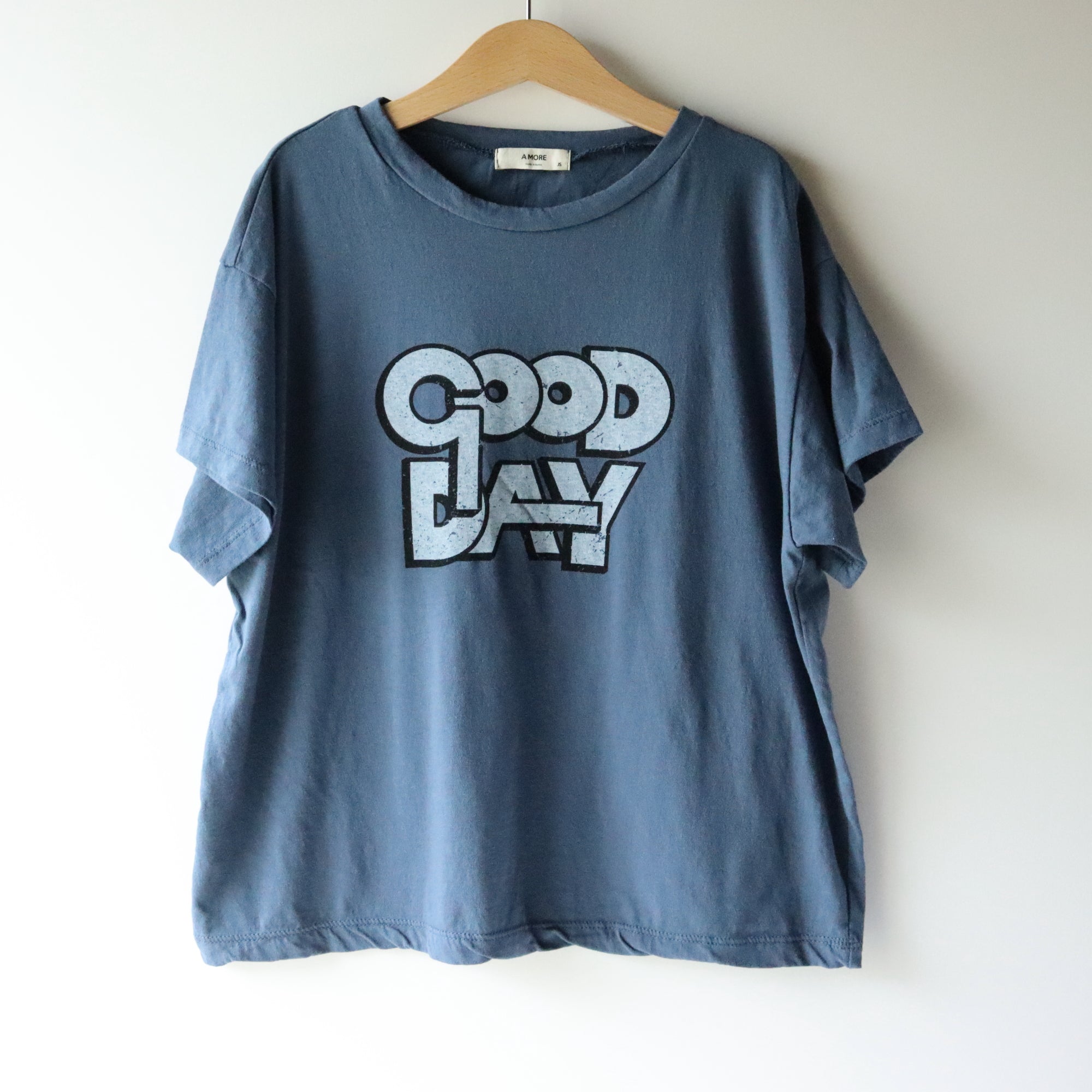 A MORE T Shirts(GOOD DAY) / A MORE Tシャツ BLUE