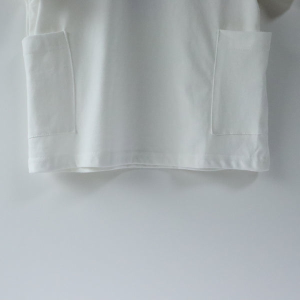 Side-pocket T-Shirts / サイドポケットTシャツ　ホワイト