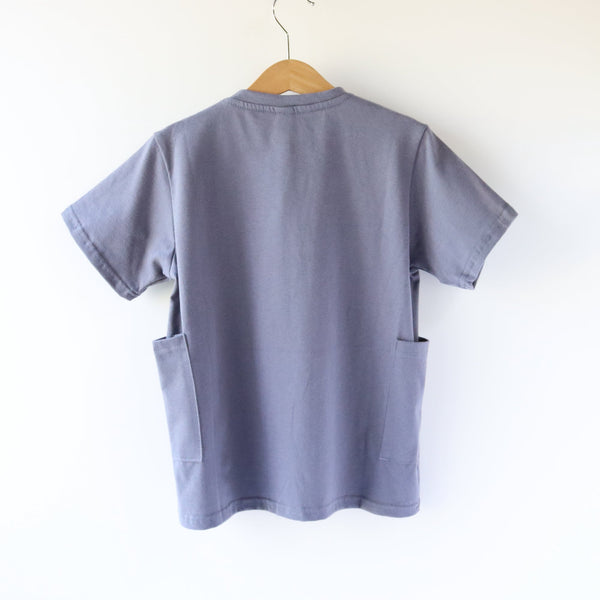 Side-pocket T-Shirts / サイドポケットTシャツ　ブルーグレー