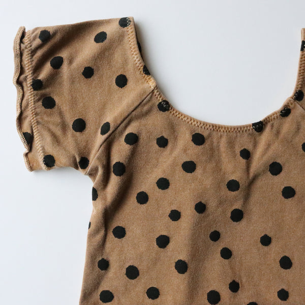 Buho Dotted Swimsuit / Brown Suger