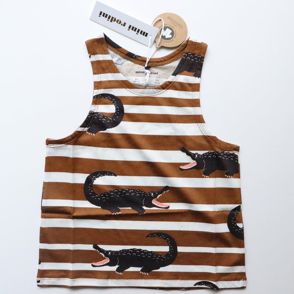 Mini Rodini Crocodiles Tank Top / ミニロディーニ クロコタイルタンクトップ