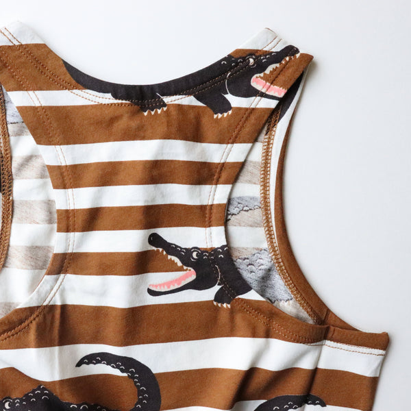 Mini Rodini Crocodiles Tank Top / ミニロディーニ クロコタイルタンクトップ